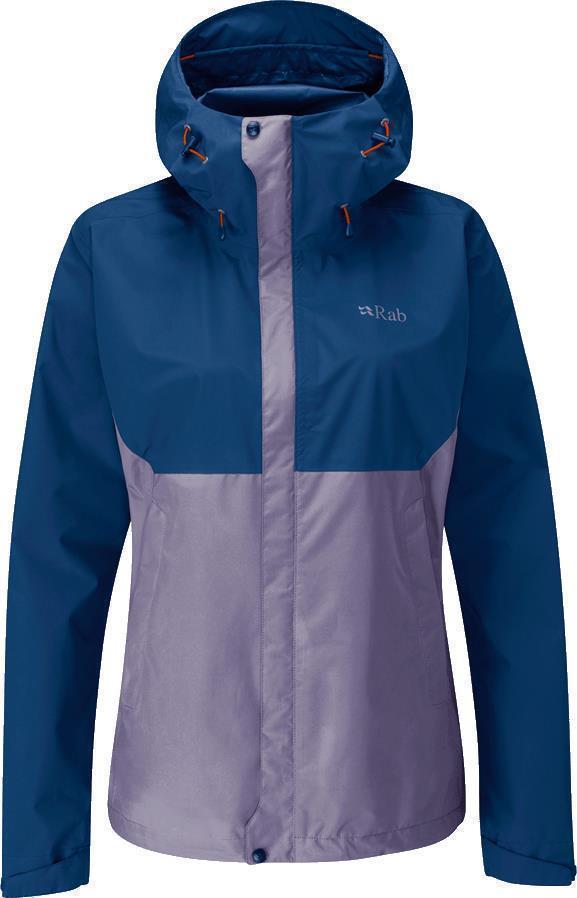 Downpour Eco Jacket - Womens - Patriot Blue / Purple Sage 1