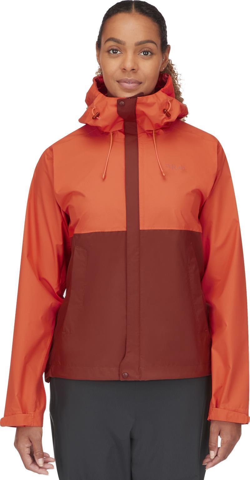 Downpour Eco Jacket - Womens - red grapefruit / tuscan red 1