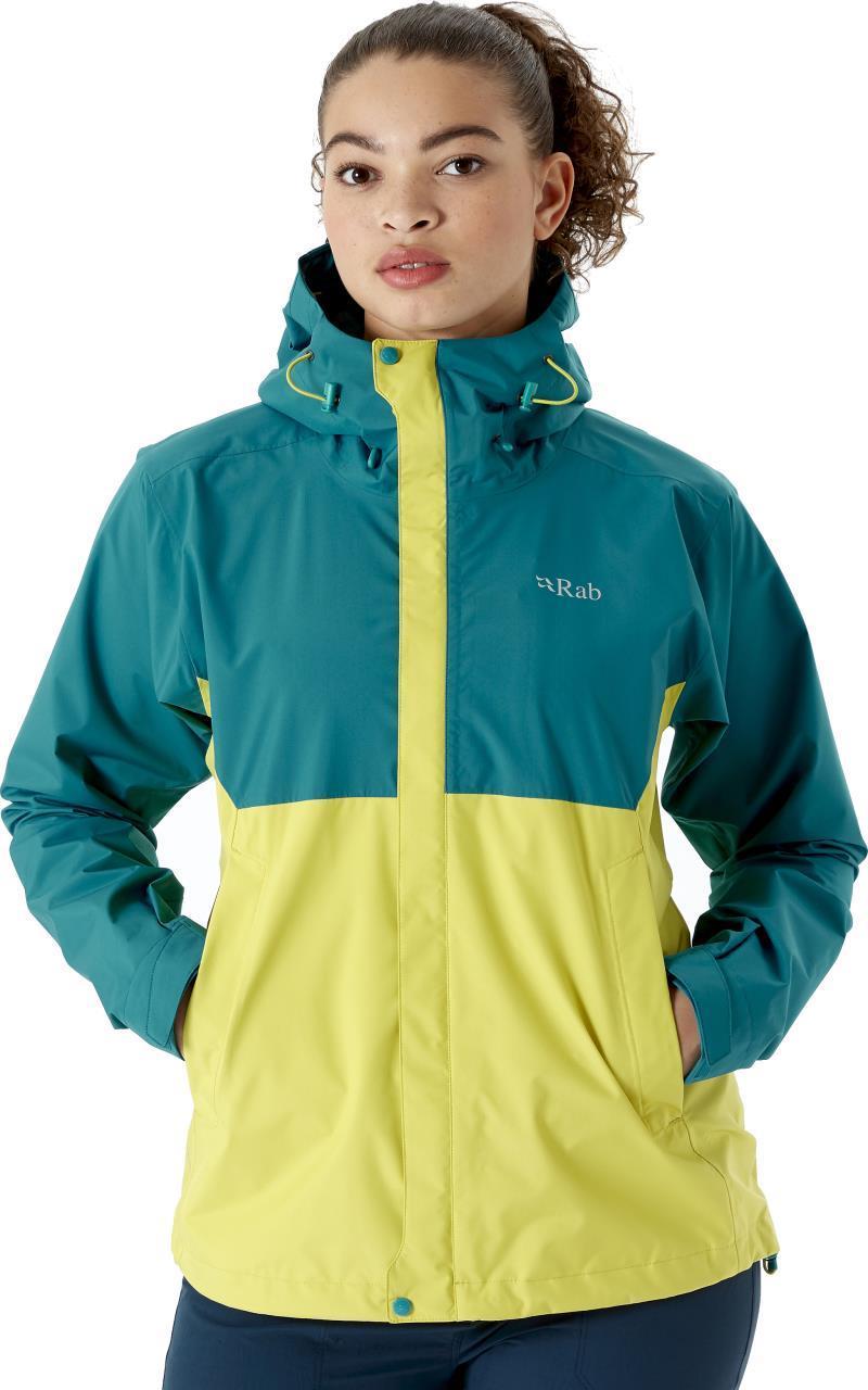 Downpour Eco Jacket - Womens - ultramarine / zest 1