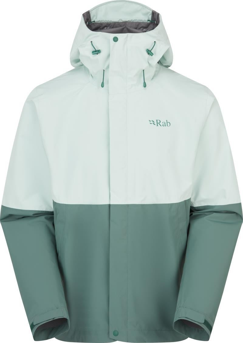 Downpour Jacket - Mens - cool mint / sage 1