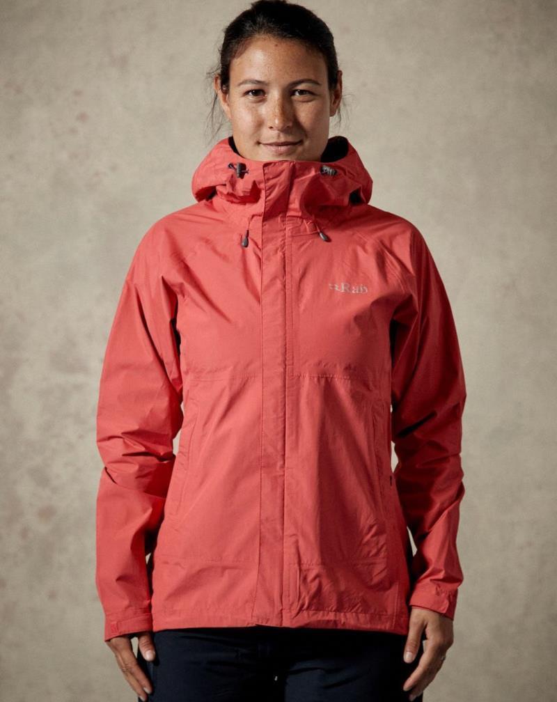 Downpour Jacket - Womens - Coral 2