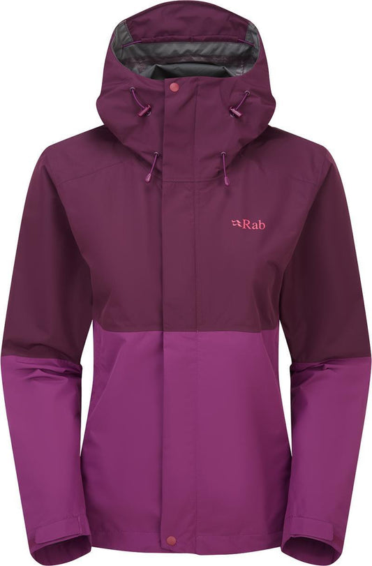 Downpour Jacket - Womens - mulberry / plum 1