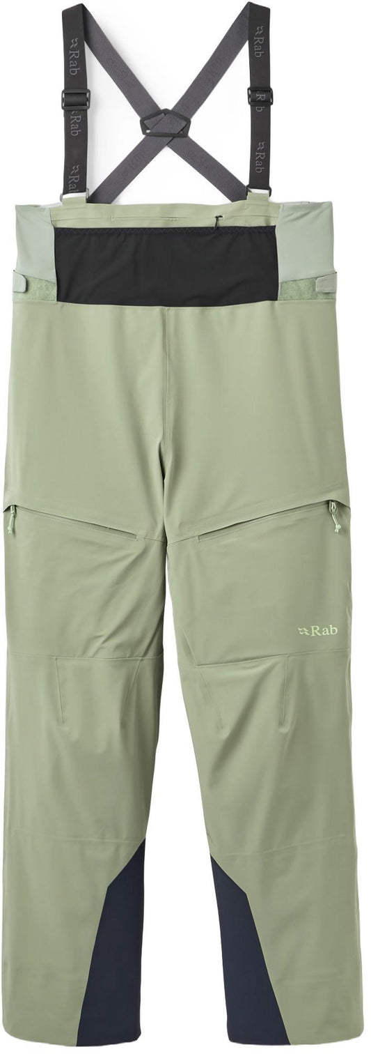 Kinetic Alpine Stretch Bibs - Womens - dark fig green 1