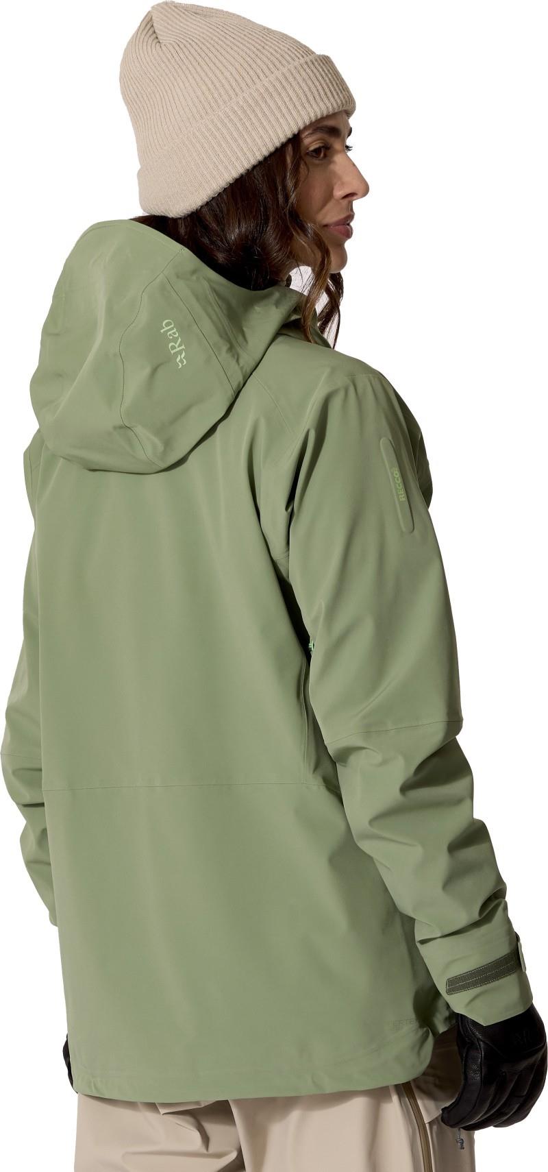 Kinetic Alpine Stretch Jacket - Womens - dark fig green 1