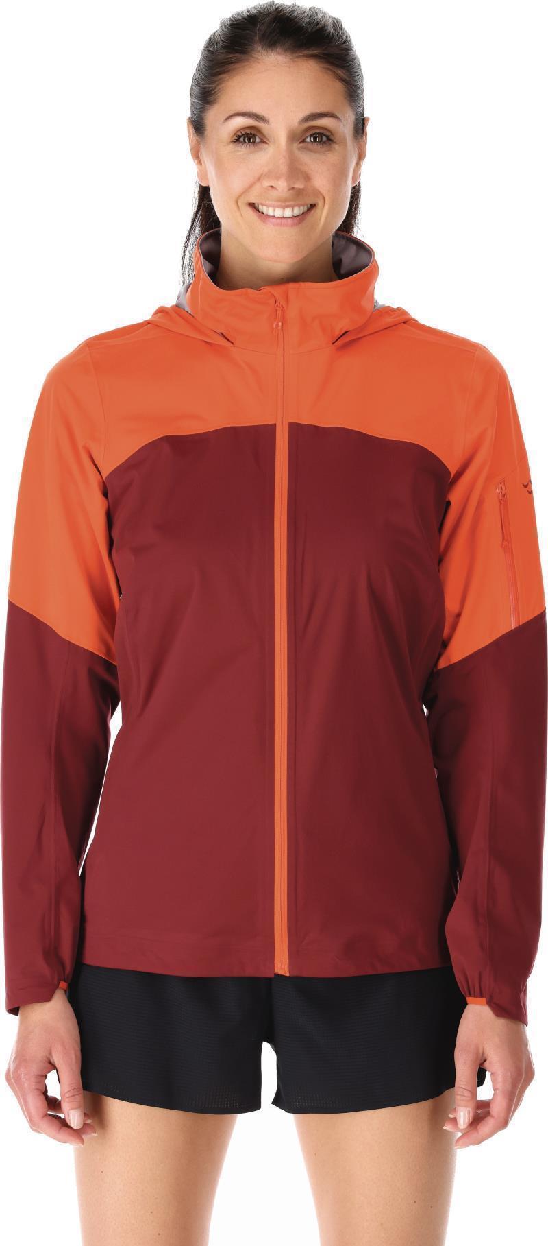 Kinetic Ultra Jacket - Womens - Red Grapefruit / Deep Heather 3