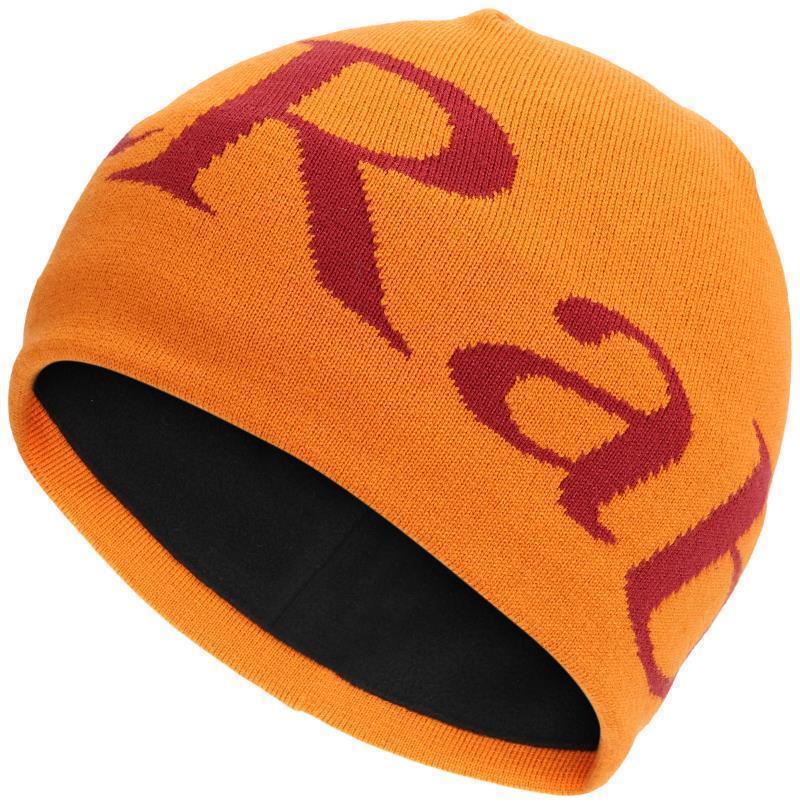 Logo Beanie - Marmalade / Oxblood Red 1