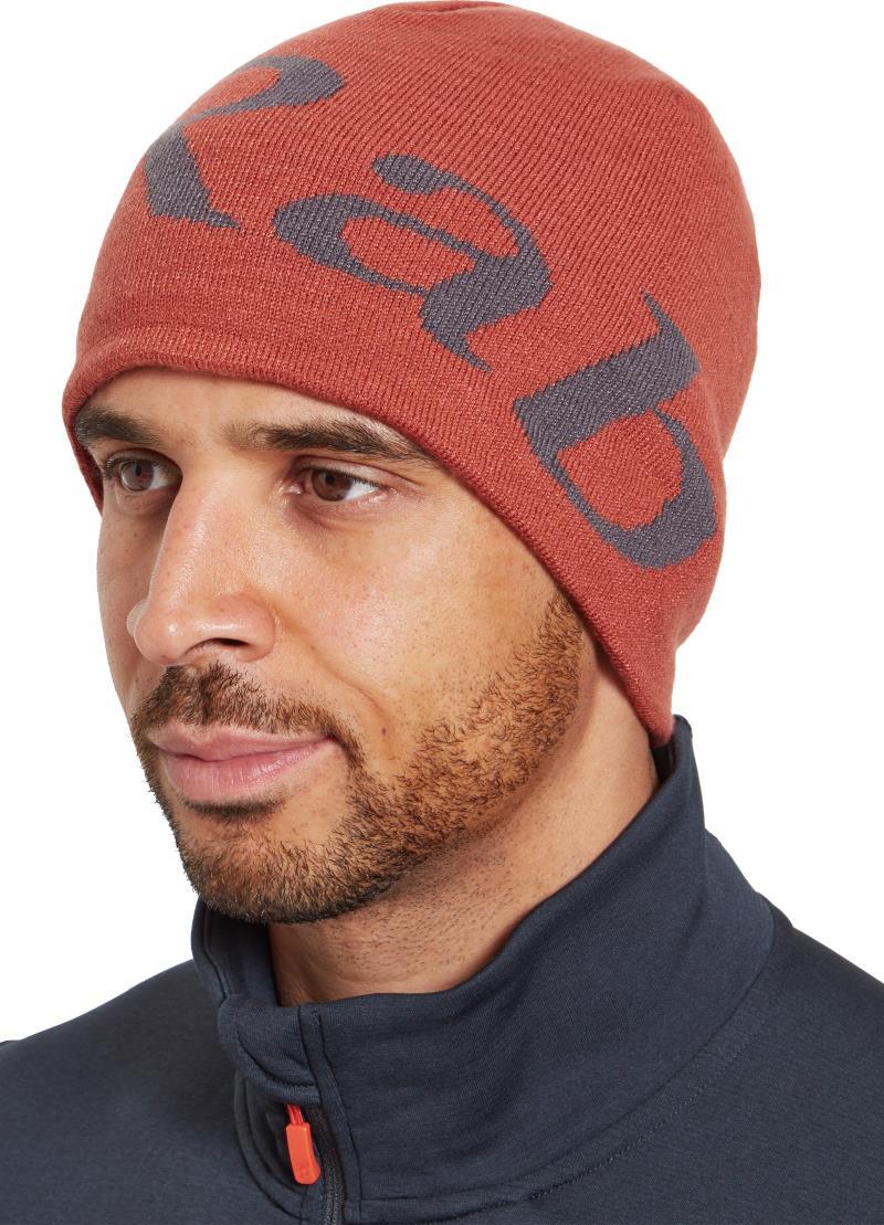 Logo Beanie - Tuscan Red / Graphene 2