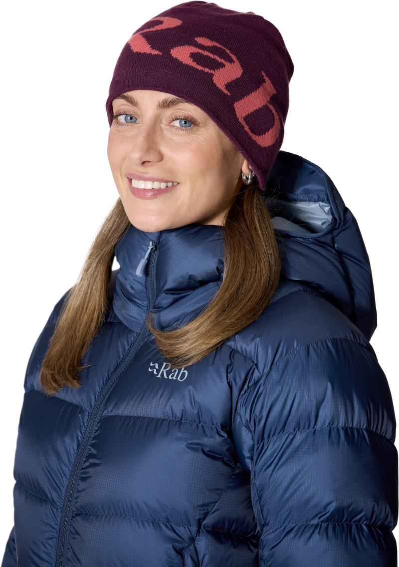 Logo Beanie - mulberry / hibiscus 1