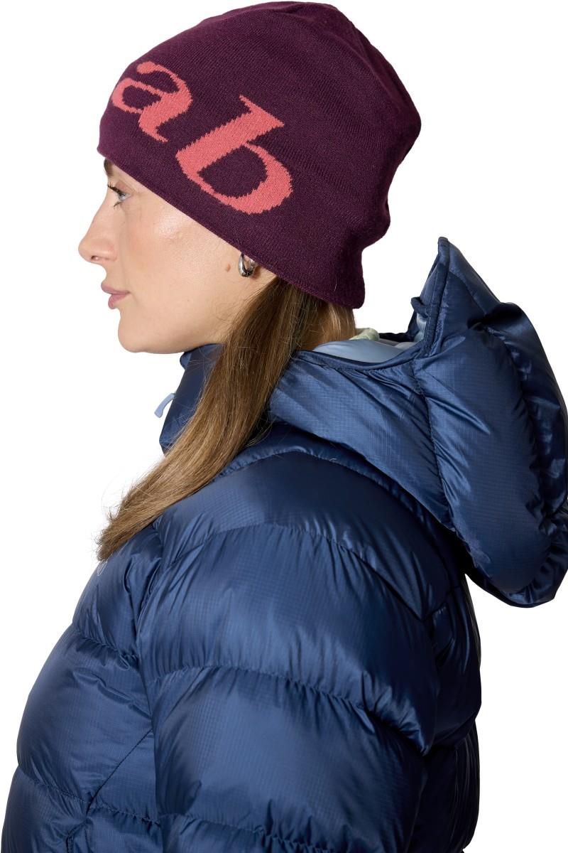 Logo Beanie - mulberry / hibiscus 1