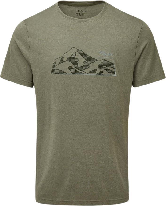 Mantle Mountain Tee - Mens - Light Khaki 1