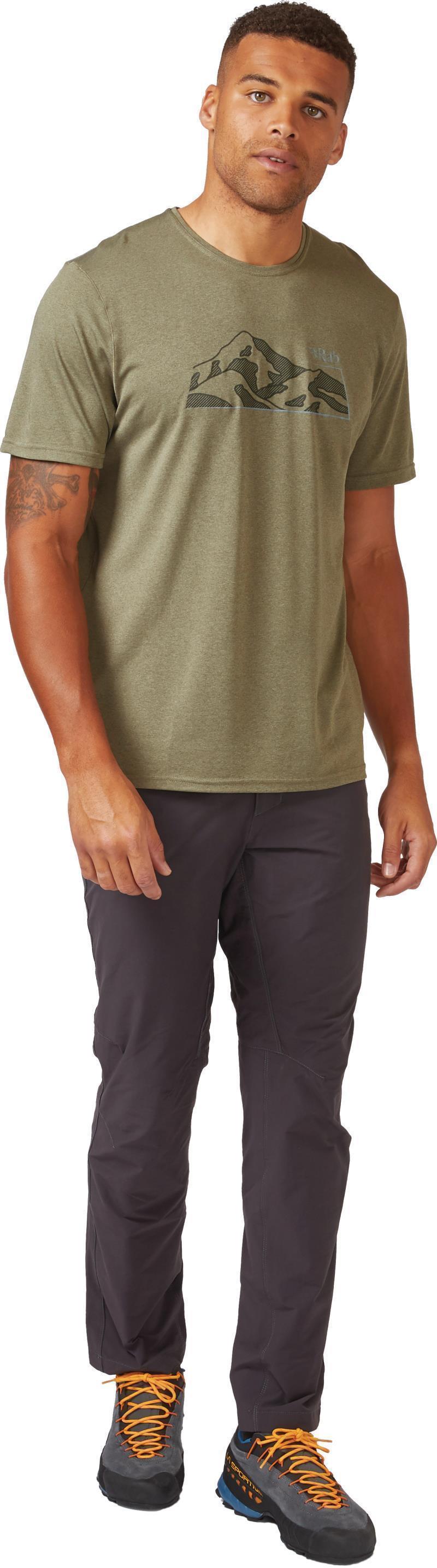 Mantle Mountain Tee - Mens - Light Khaki 5