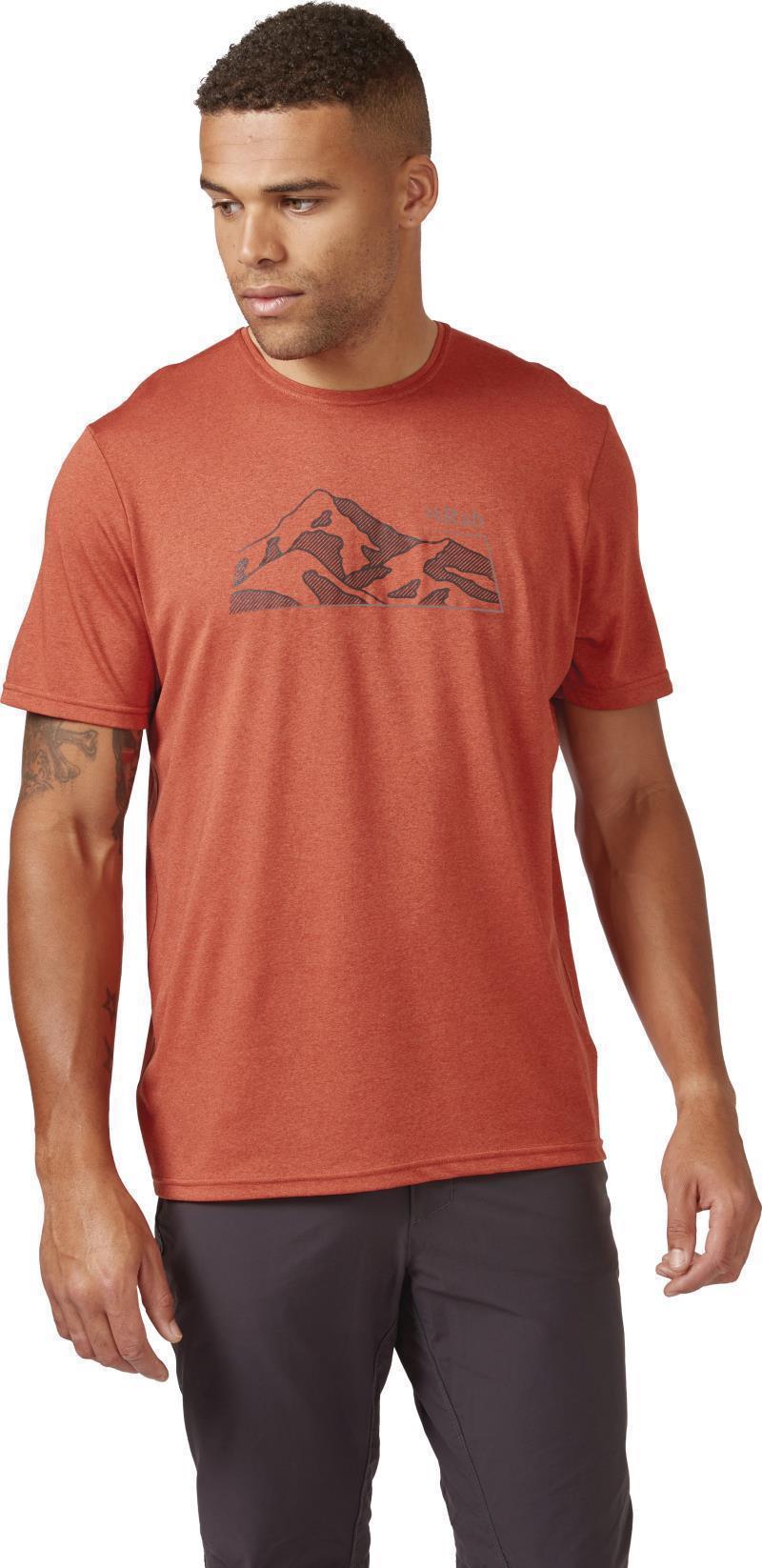 Mantle Mountain Tee - Mens - Red Clay 3