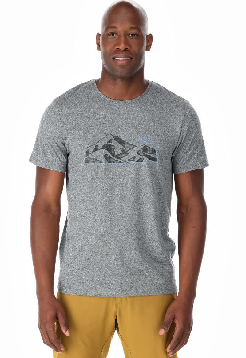 Mantle Mountain Tee - Mens - beluga marl 1