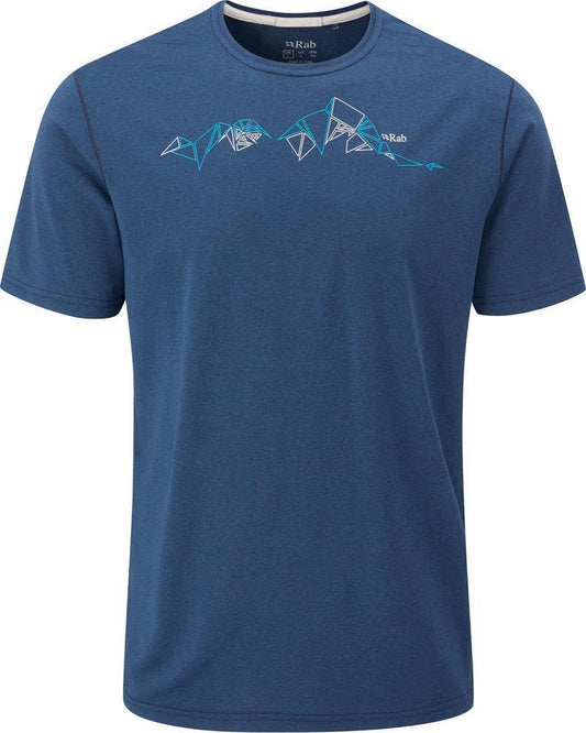 Mantle Tessalate Tee - Mens - nightfall blue marl 1
