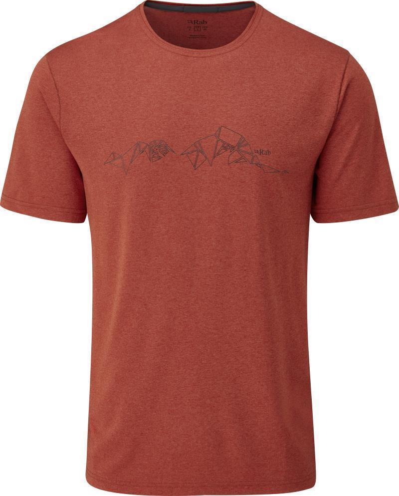 Mantle Tessalate Tee - Mens - red clay 1