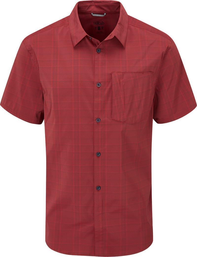 Mello SS Shirt - Mens - Oxblood Red Marl 1