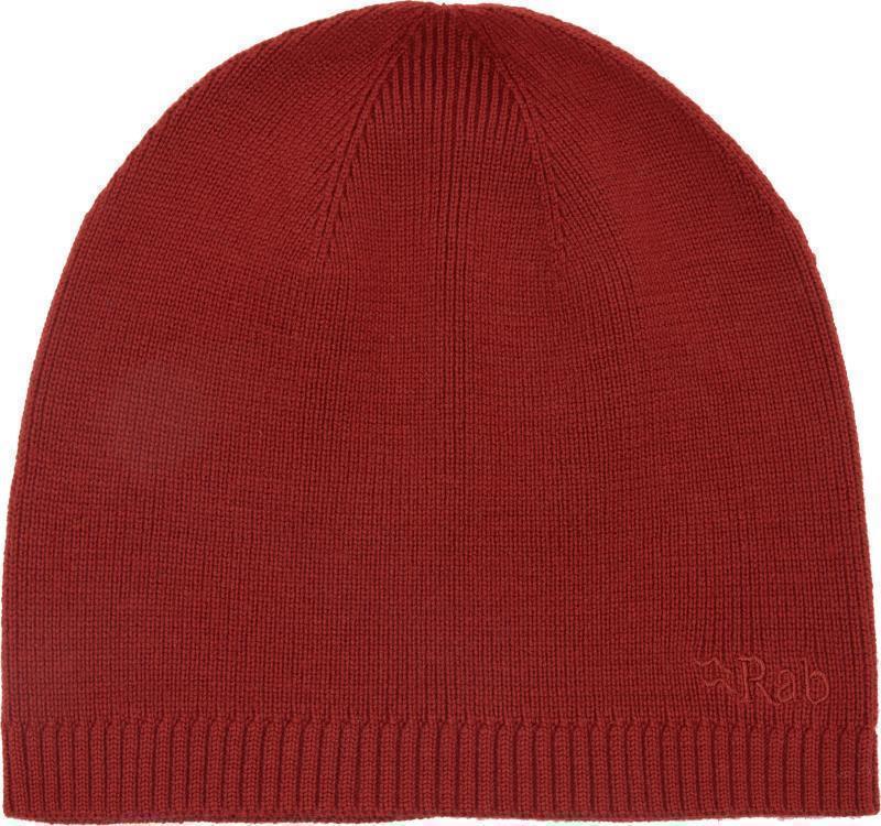 Merino Beanie - Red Clay 1