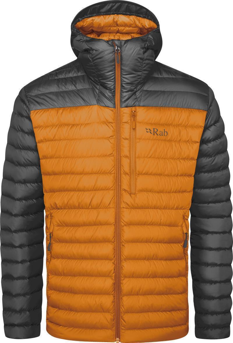 Microlight Alpine Jacket - Mens - Graphene / Marmalade 1