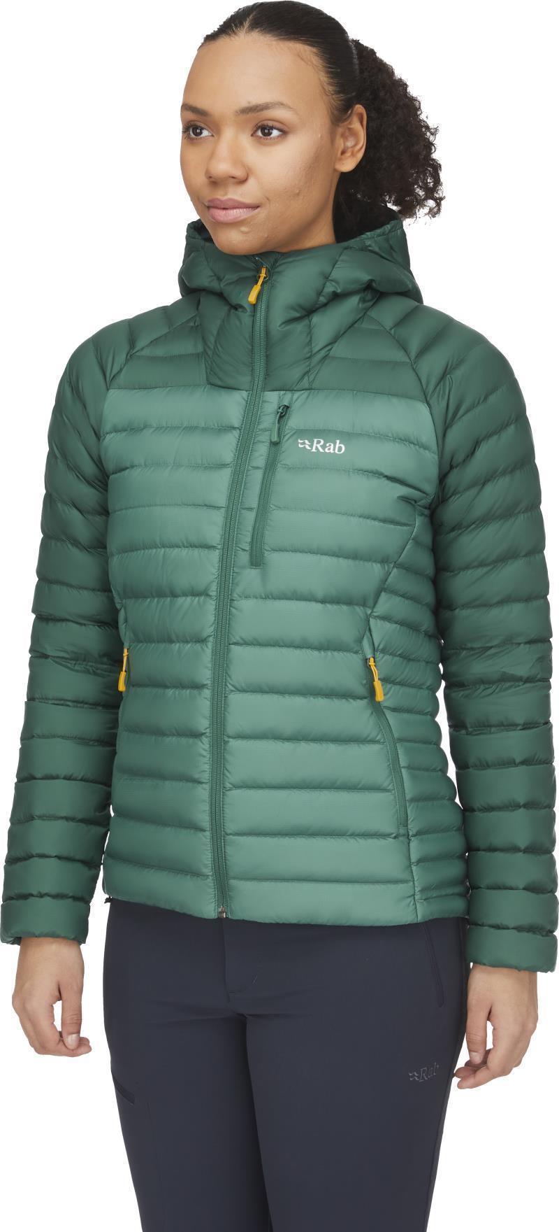 Microlight Alpine Jacket - Womens - Green Slate / Eucalyptus 3