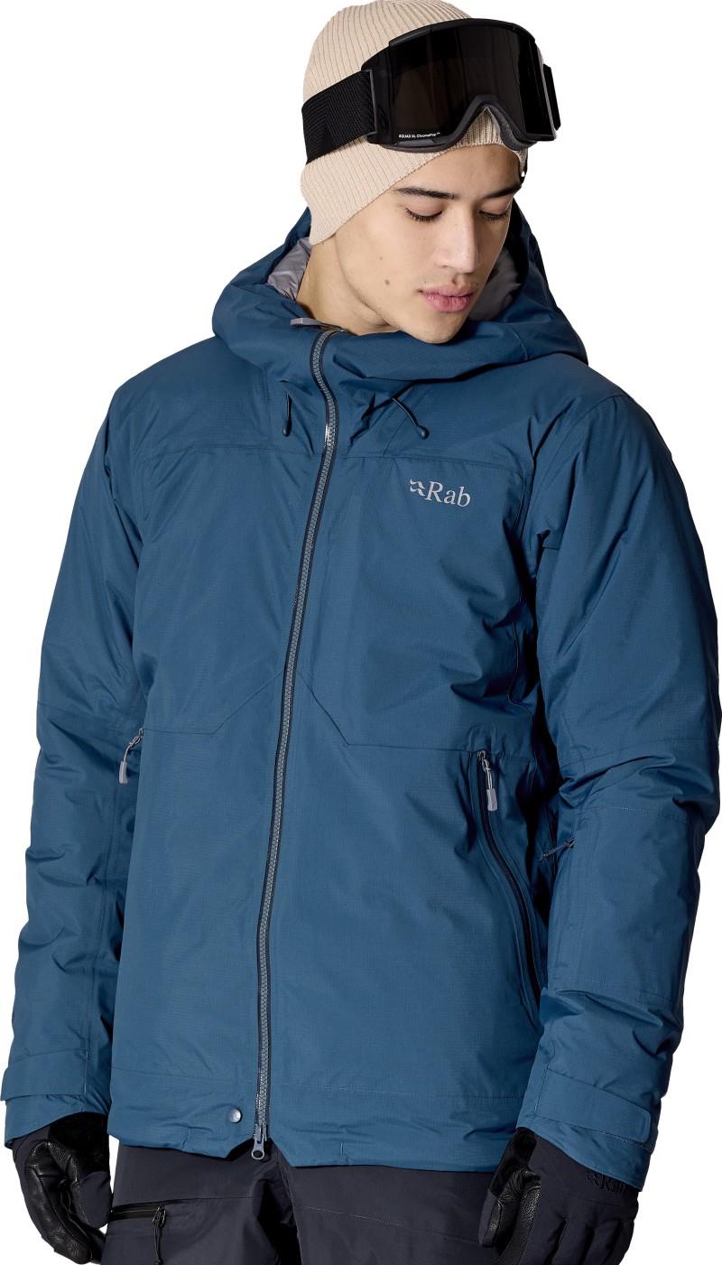 Optical Down Jacket - Mens - tempest blue 1