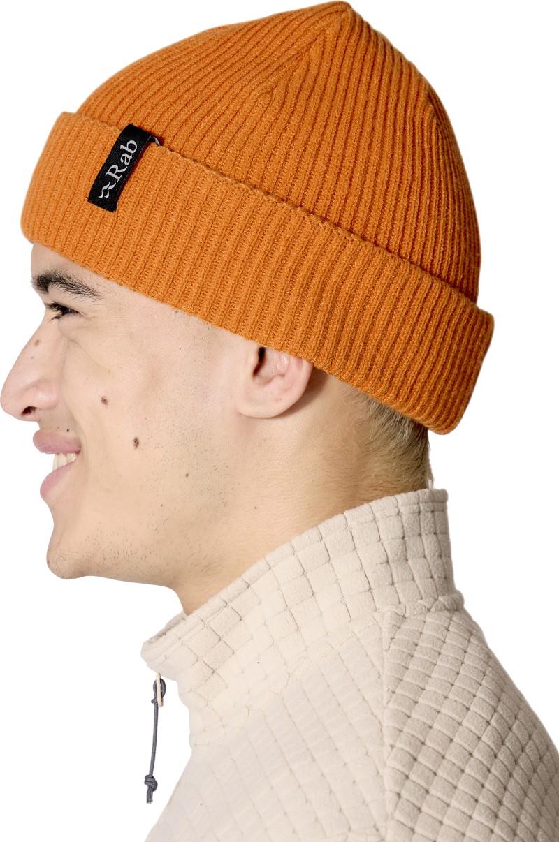 Perimeter Rolled Beanie - dark melba 1