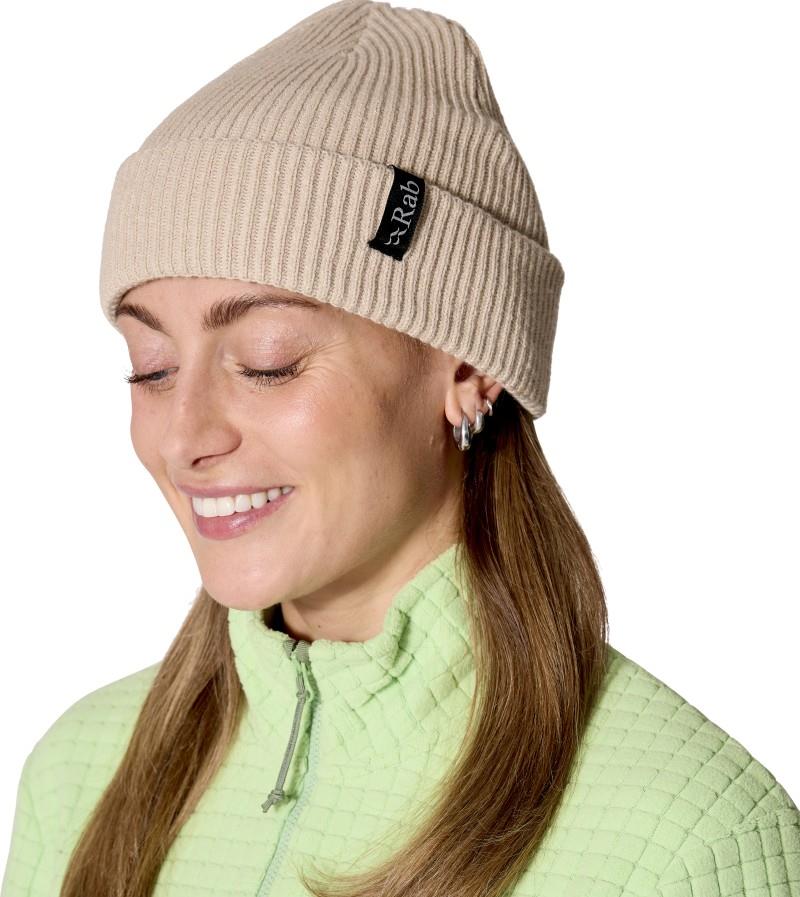 Perimeter Rolled Beanie - pebble 1