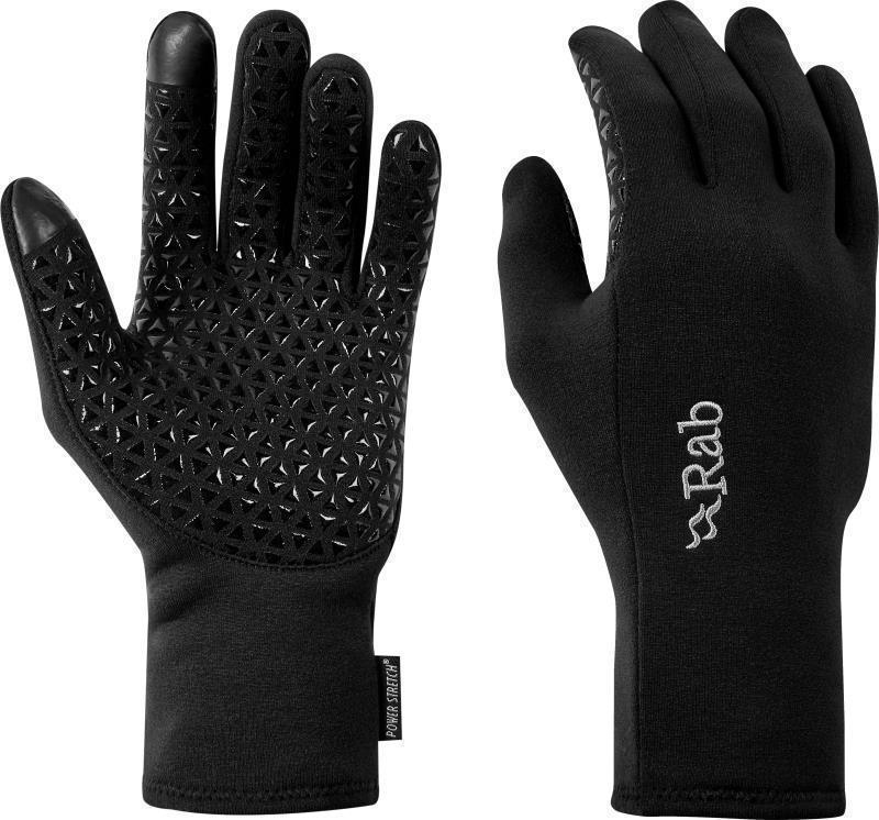 Power Stretch Contact Grip Gloves - Mens - Black 1