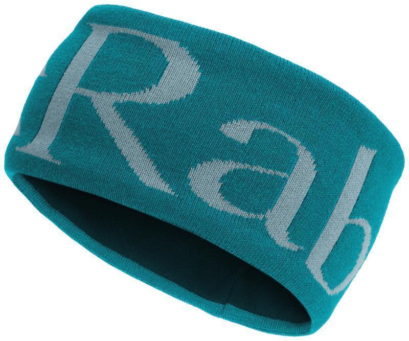 Rab Knitted Logo Headband - Aquamarine 1