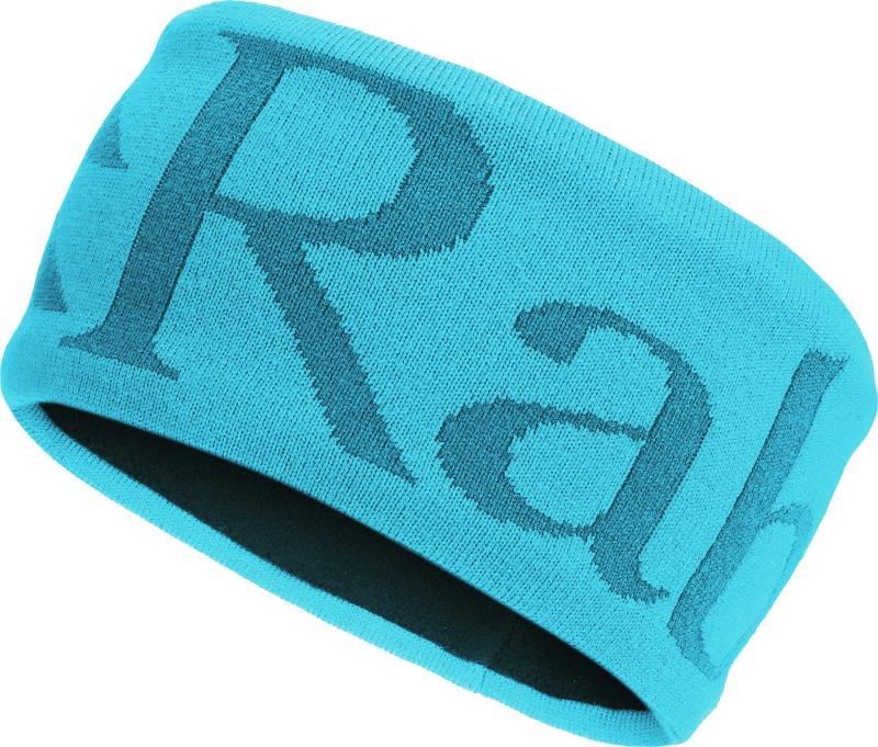 Rab Knitted Logo Headband - Aquamarine / Ultramarine 1