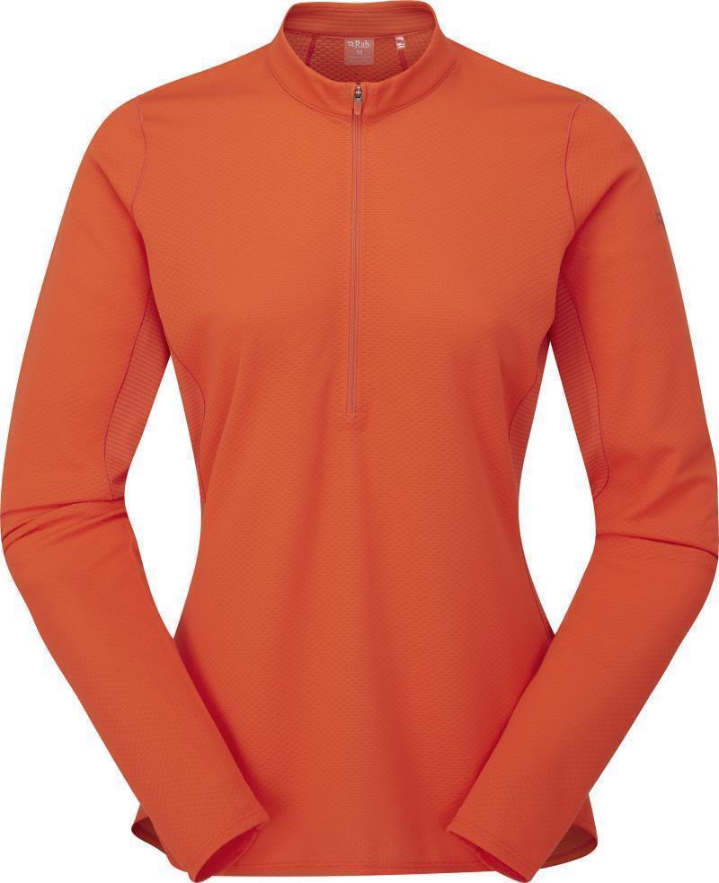 Ridgeline LS Tee - Womens - Red Grapefruit 1