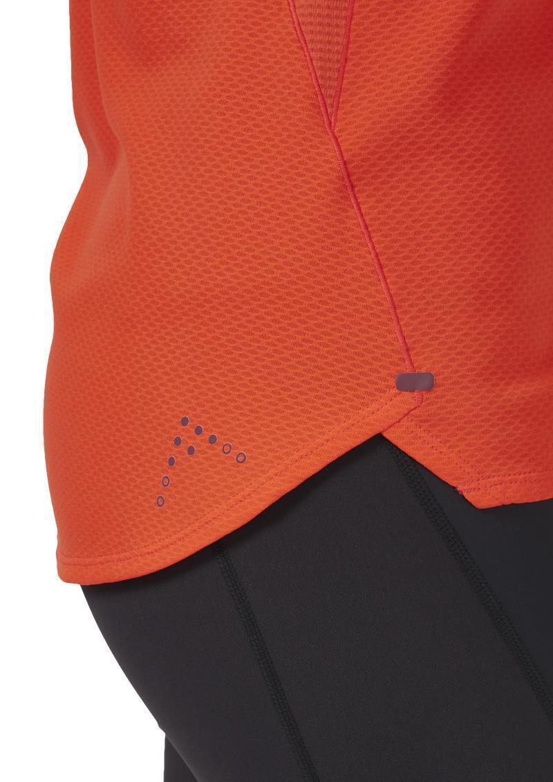 Ridgeline LS Tee - Womens - Red Grapefruit 5