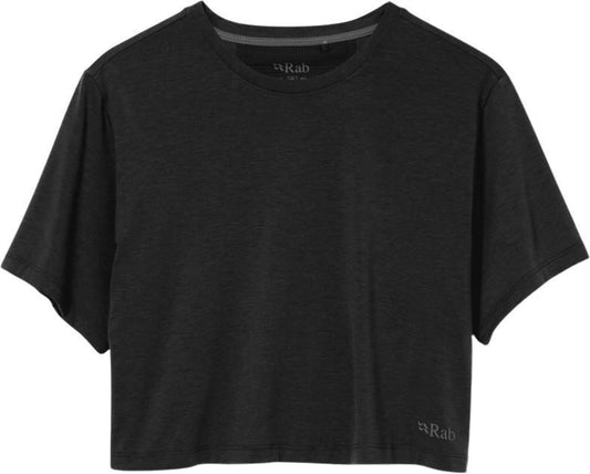 Rivelin Crop Tee - Womens - black 1