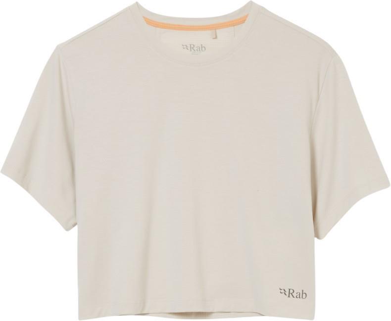 Rivelin Crop Tee - Womens - pebble 1