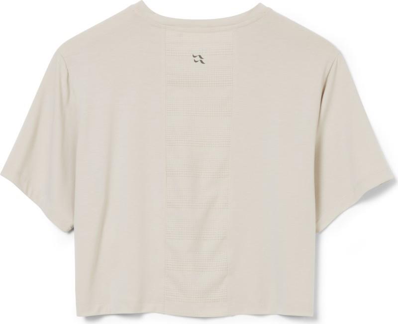 Rivelin Crop Tee - Womens - pebble 1