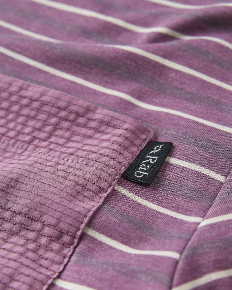 Rivelin Stripe Pocket Tee - Mens - iris stripe 1