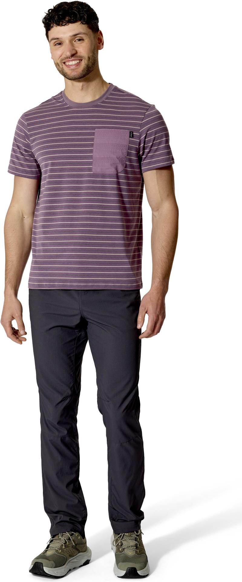Rivelin Stripe Pocket Tee - Mens - iris stripe 1