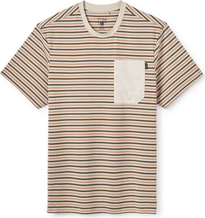 Rivelin Stripe Pocket Tee - Mens - light khaki stripe 1