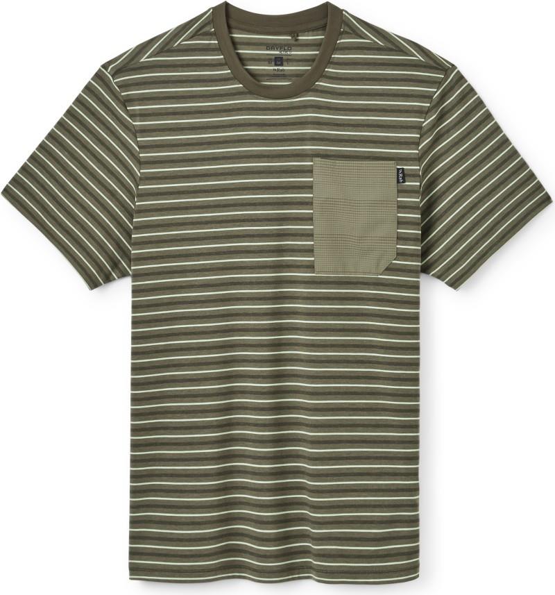 Rivelin Stripe Pocket Tee - Mens - light khaki stripe 1