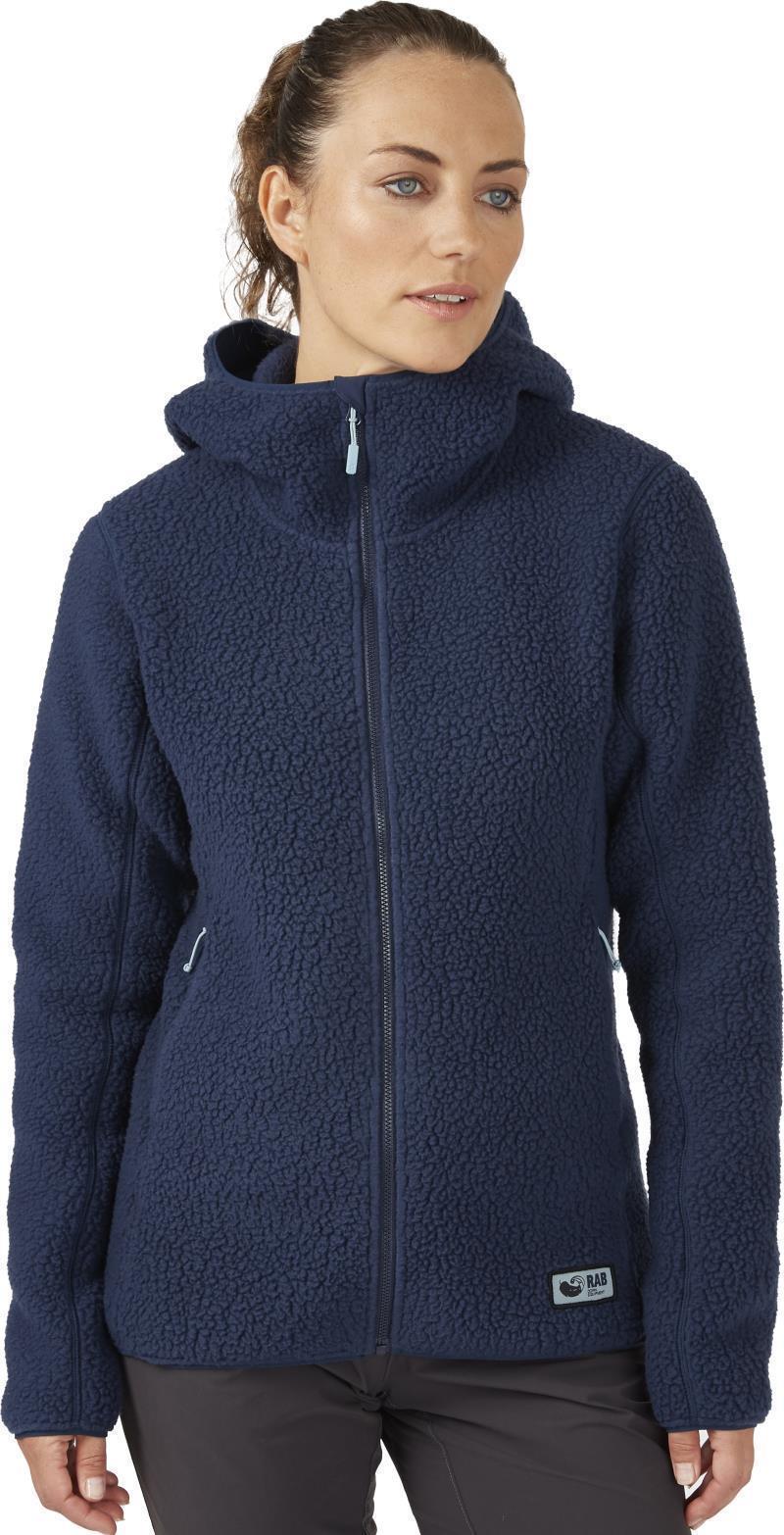 Shearling Hoody - Womens - Deep Ink 3