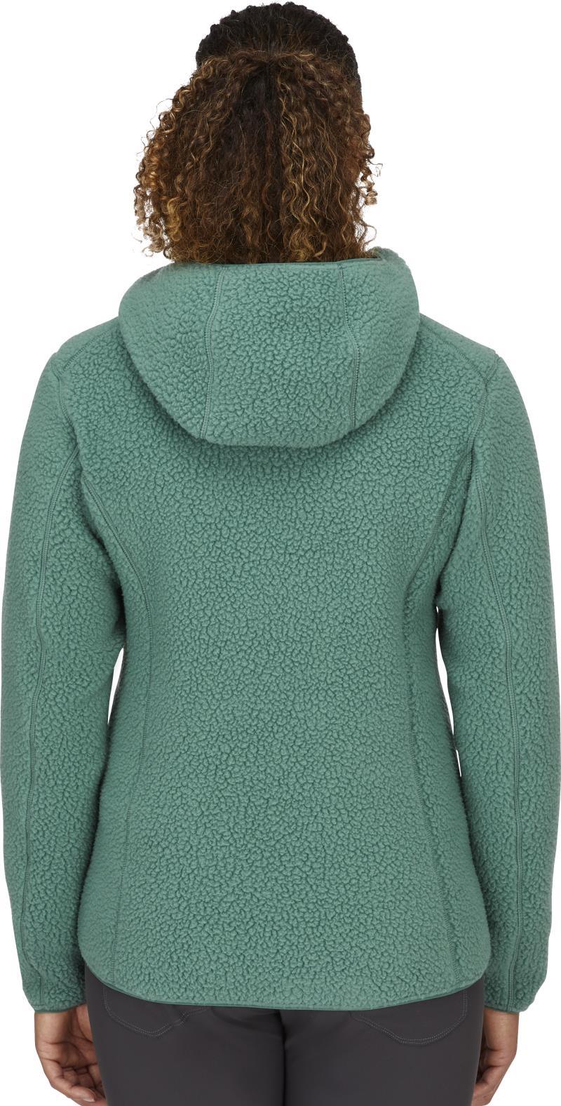 Shearling Hoody - Womens - Eucalyptus 3