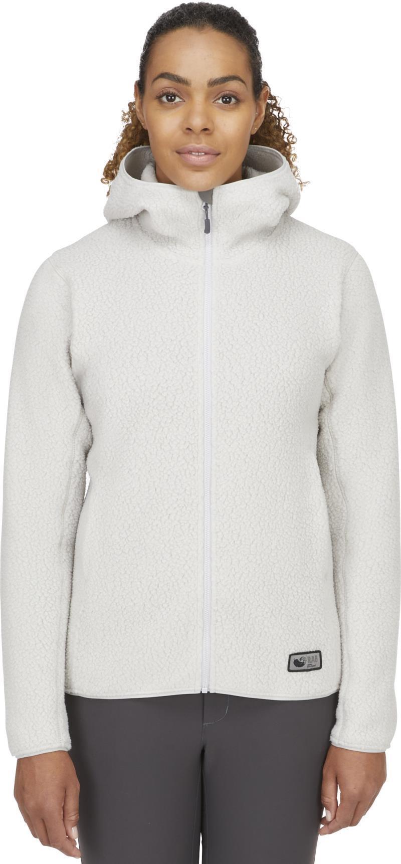 Shearling Hoody - Womens - Pewter 1