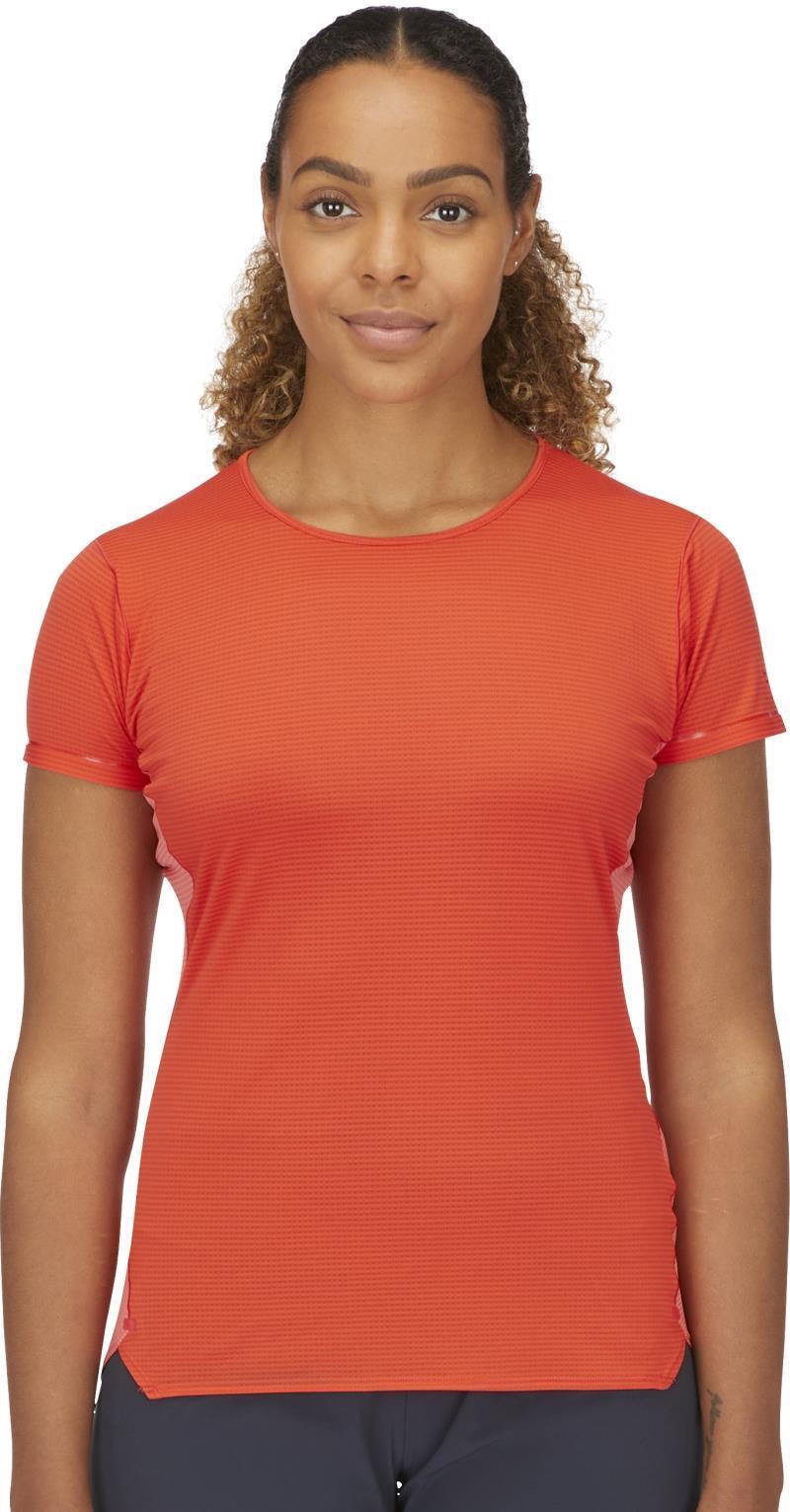 Sonic Ultra Tee - Womens - Red Grapefruit / Reef 1