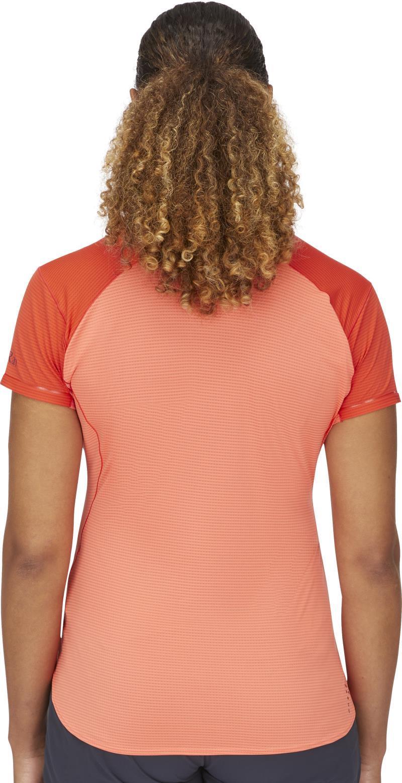 Sonic Ultra Tee - Womens - Red Grapefruit / Reef 3