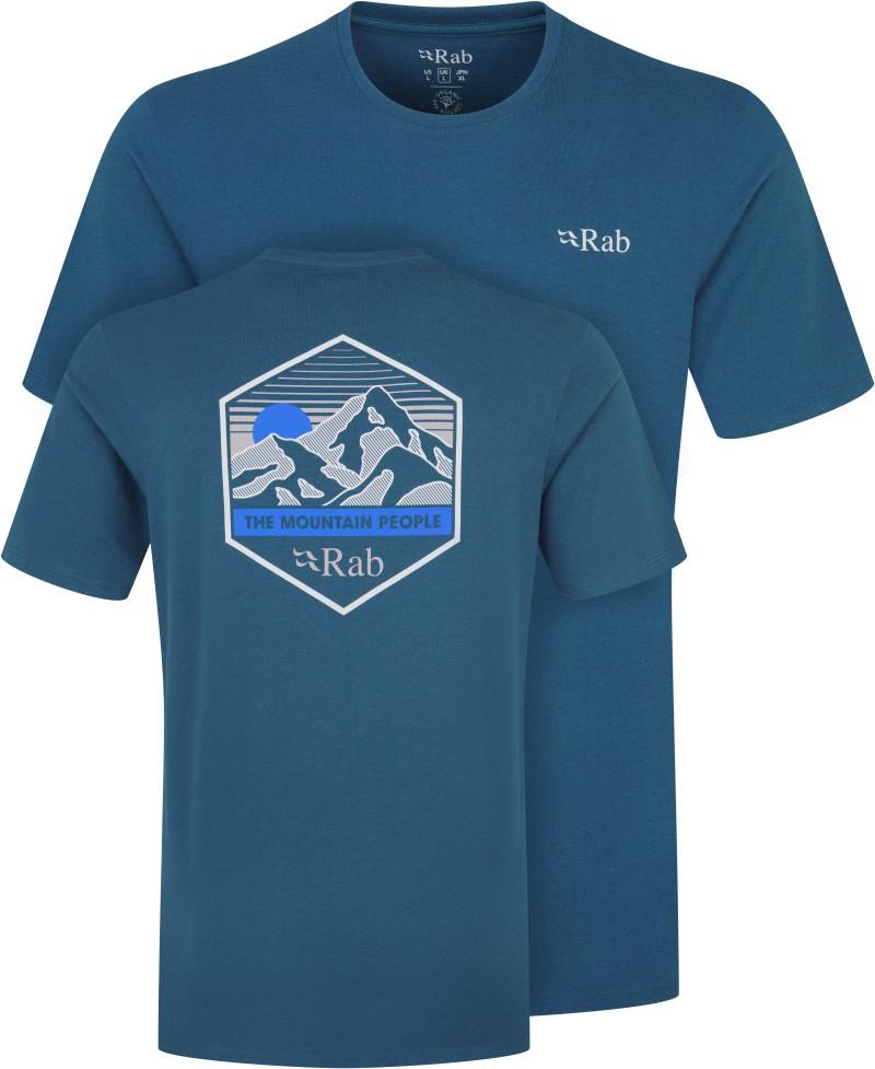 Stance Mountain Peak Tee - Mens - tempest blue 1