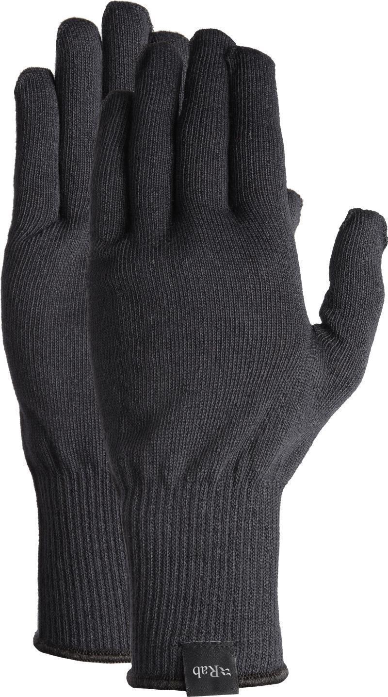 Stretch Knit Gloves - Black 1