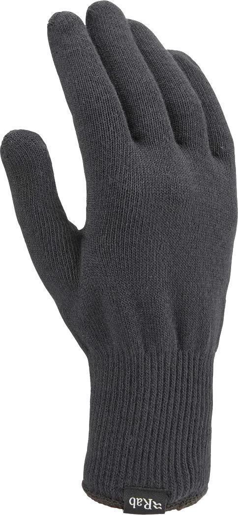 Stretch Knit Gloves - Black 2