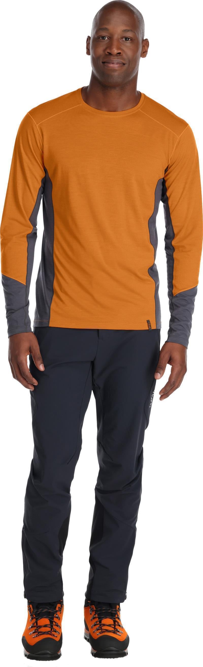 Syncrino Base LS Tee - Mens - Marmalade 5