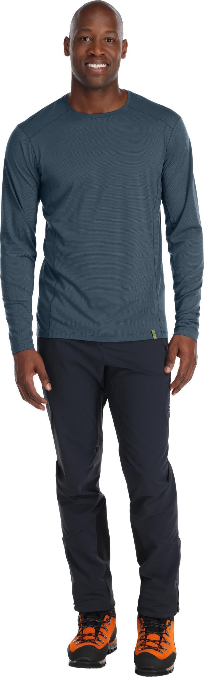 Syncrino Base LS Tee - Mens - Orion Blue 5
