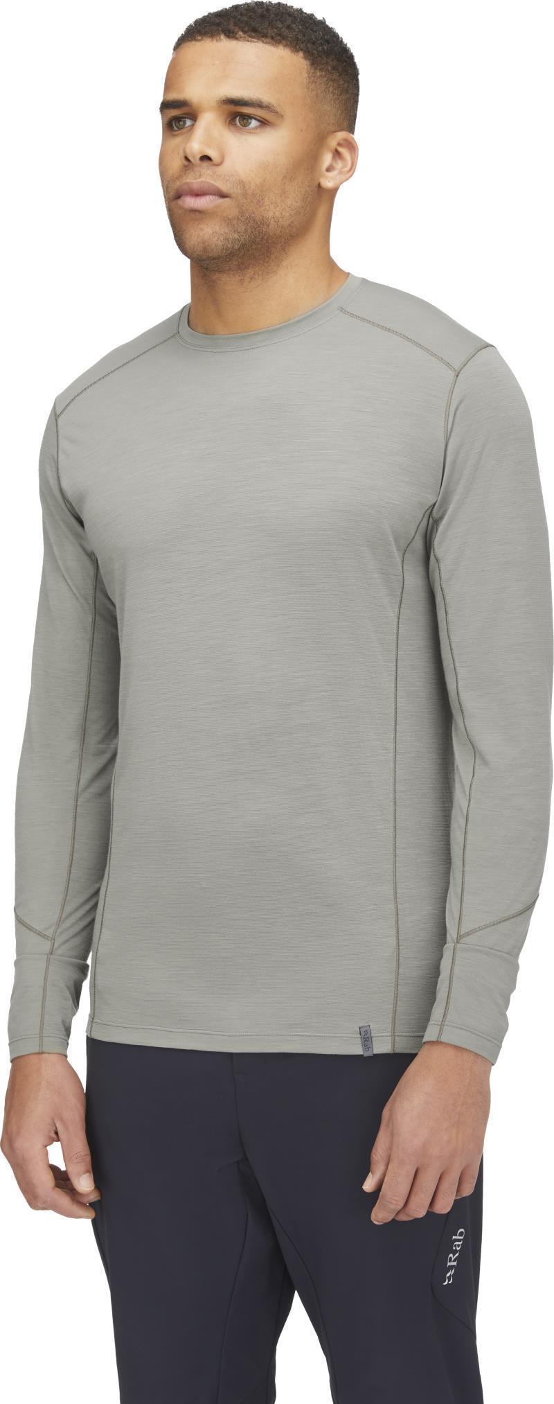 Syncrino Base LS Tee - Mens - Stone 4