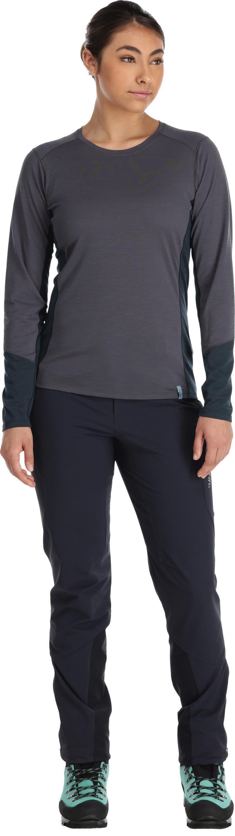 Syncrino Base LS Tee - Womens - Graphene 5